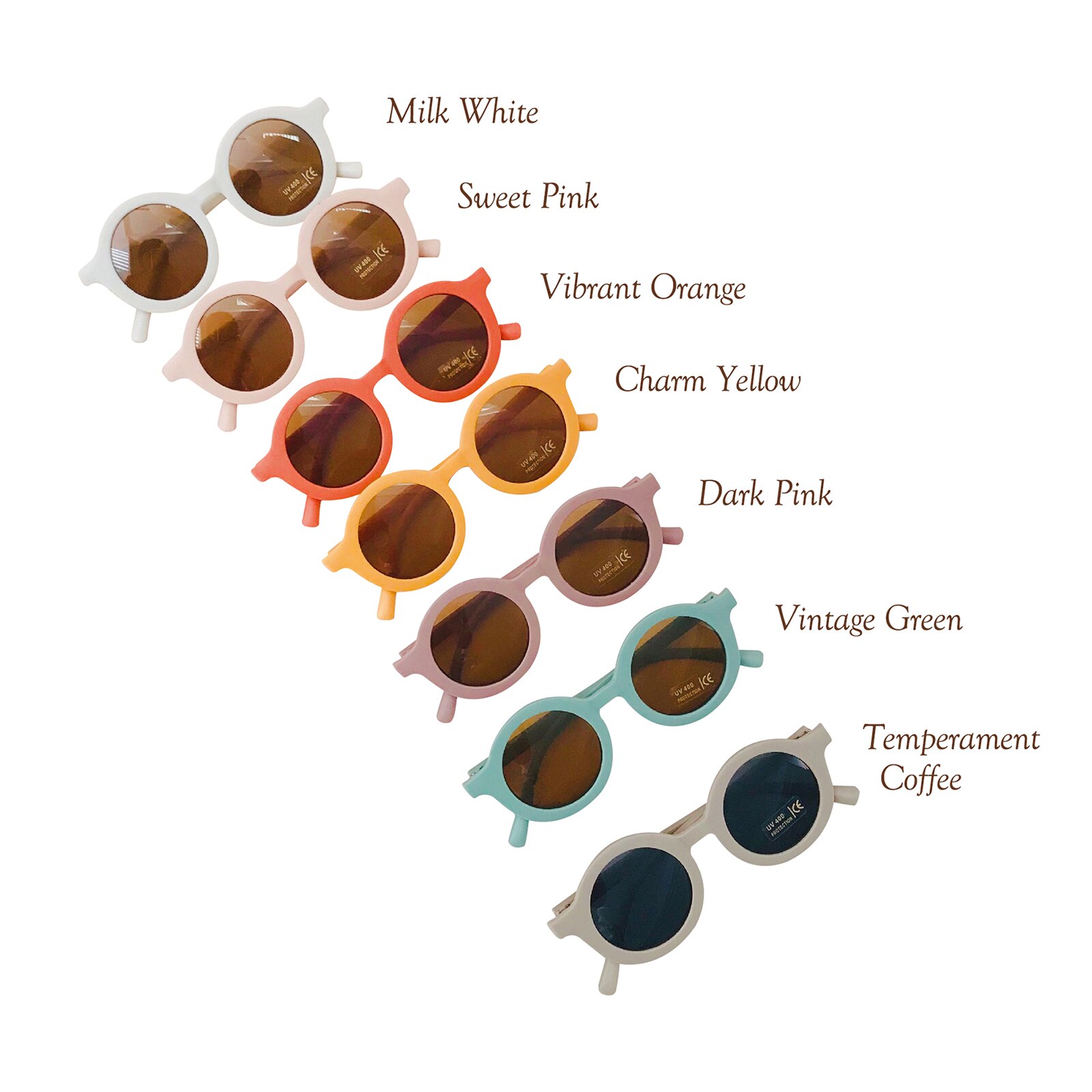 Gafas de sol Retro de Color sólido para niños, lentes de sol infantiles de protección para playa al aire libre