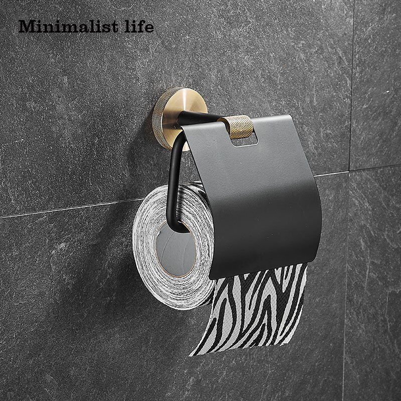 Stainless Steel Bathroom Hardware Set Bathroom Accessories Black Towel Rail Bar Rack Gold Towel Bar Shelf Towel Holder