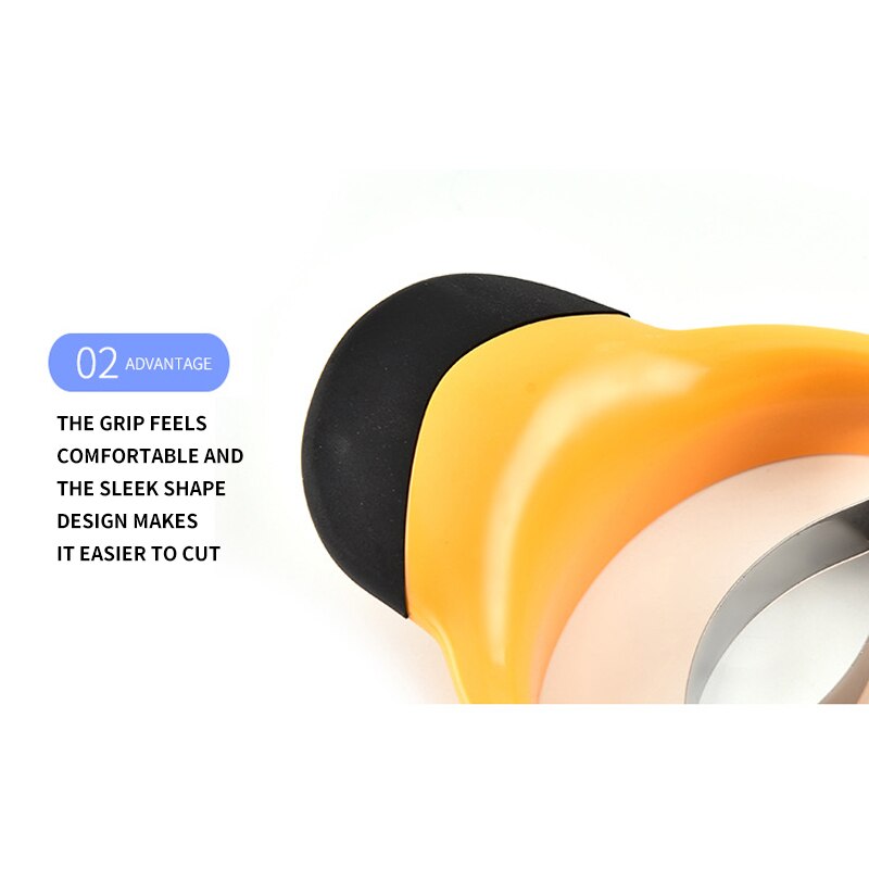 Stainless Steel Mango Splitter Large Mango Slicer Manual Separator Fruit Peach Cutter Pitter Enucleated Kitchen Gadget