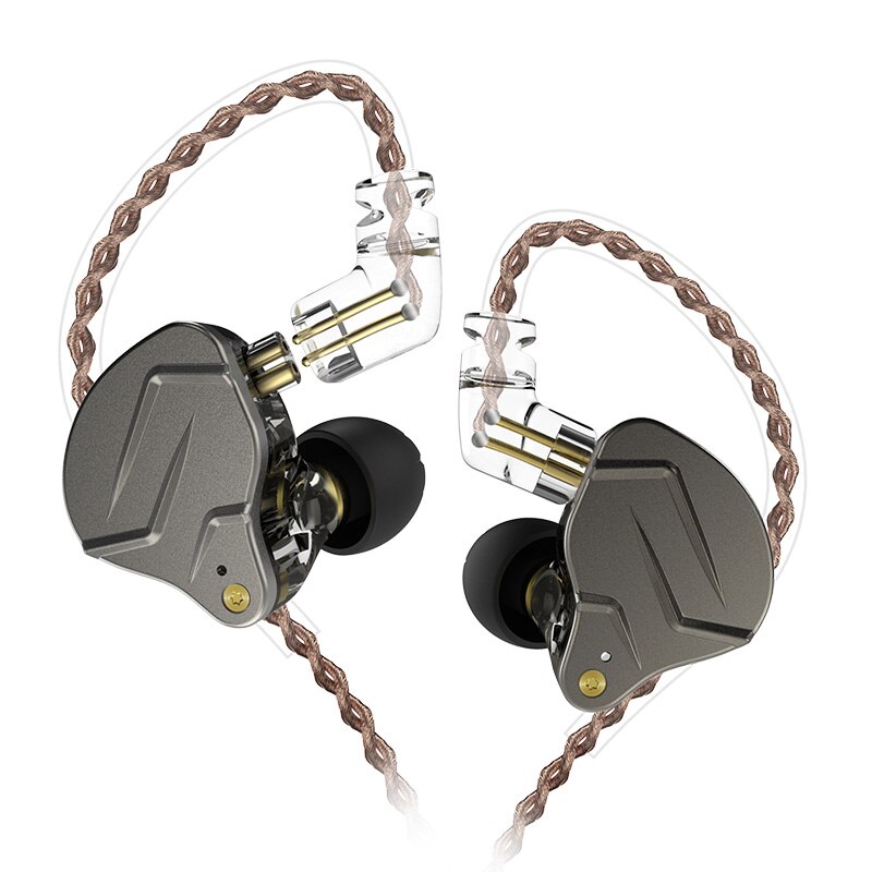 KZ ZSN PRO 1BA + 1DD Hybrid In Ohr Kopfhörer Monitor Laufen Sport Kopfhörer HIFI Headset Ohrhörer Abnehmbare Lösen 2Pin kabel KZ ZSN: Gray no mic