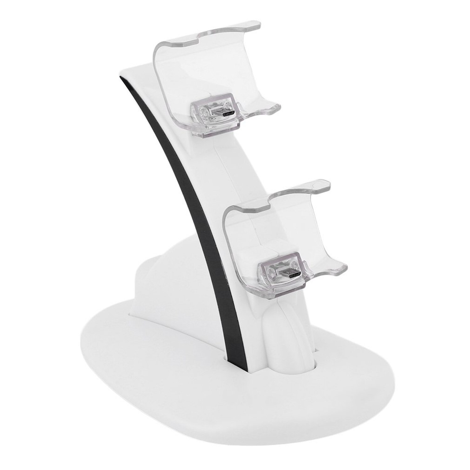 Led mikro-dobbelt controller holder oplader 2 led mikro-usb håndtag hurtig opladning dockstation stand oplader til  ps4 controllere