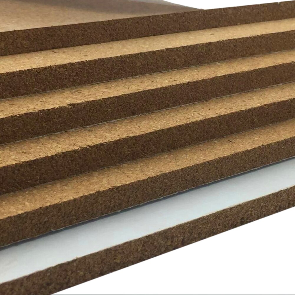 2 Pcs Self Adhesive Cork Board Office Removable Square Bulletin DIY Multifunction Decoration Message Easy Install Photo Wall