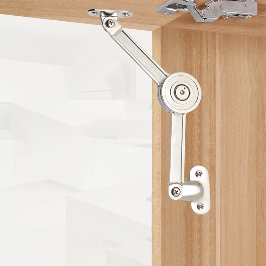 Vouwen Deksel Ondersteuning Scharnier Soft Close &amp; Open Gasveer Deksel Lift Up Stay Buffer Demper Voor Keukenkast Deur kast Speelgoed Doos