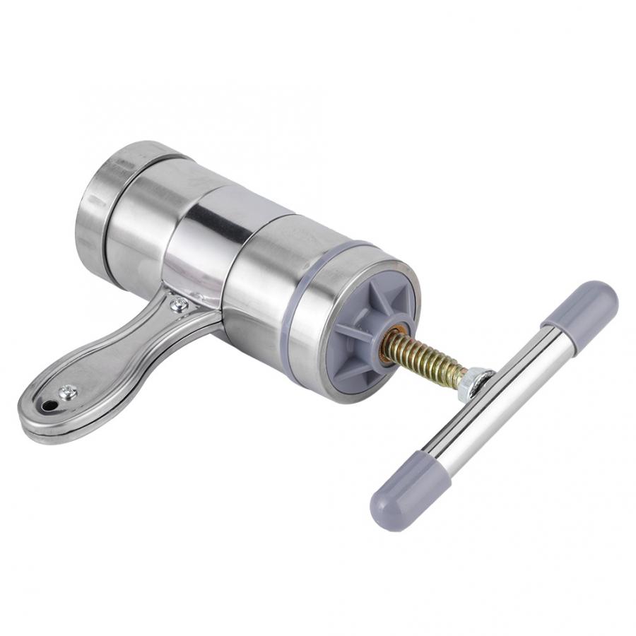 Manuelle Nudel Makers Edelstahl Haushalt Manuelle Nudeln Maker DIY Nudel Pressen, Der Maschine mit 2 Formen