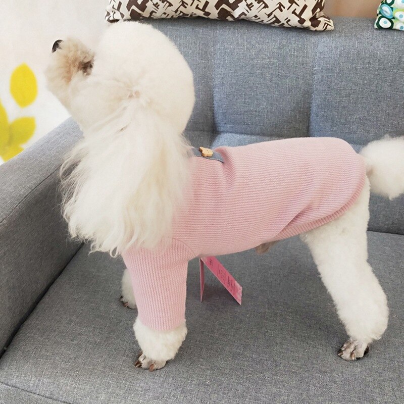 T-shirt carlin pour animaux de compagnie, pull manteau vêtements pour chiens Yorkshire Terrier Costumes chiot t-shirt à capuche pour chiens Chihuahua bouledogue français