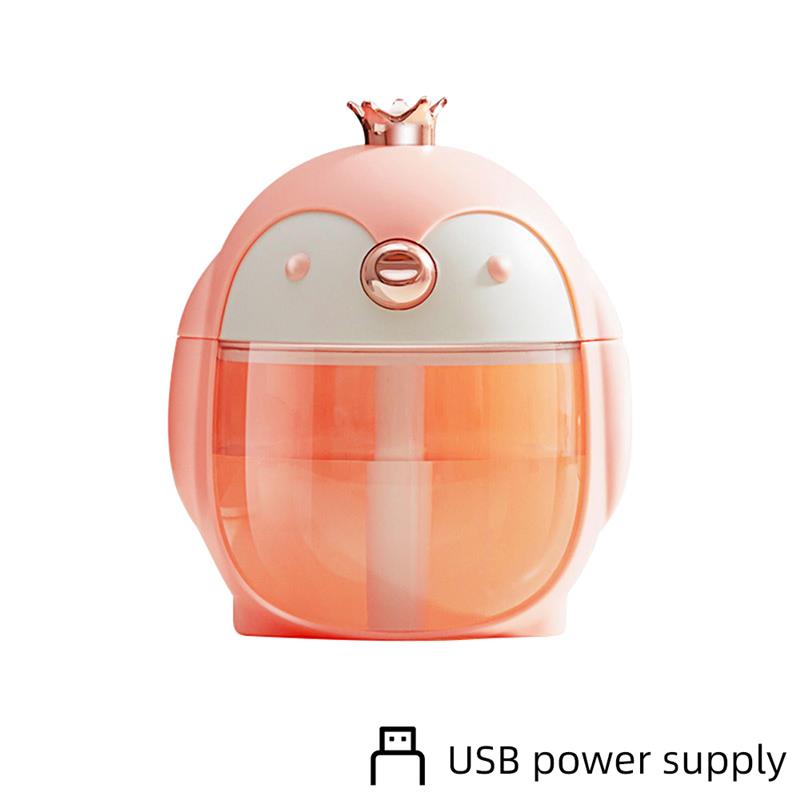 300ml cartoon usb luchtbevochtigers ultrasoon koele mist aroma lucht romantische lamp luchtbevochtiger jaar / kerst apparaten: A