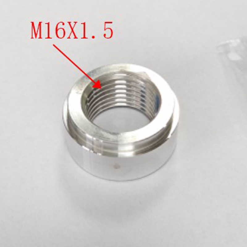 1/4NPT 1/2NPT 3/8NPT 1/8NPT 3/4NPT M16X1.5 M18X1.5 Female Aluminium Weld Nut Fitting Weld Round Bung: Gold