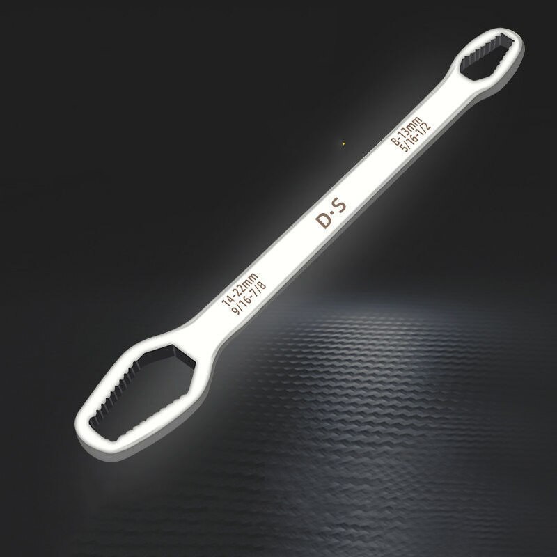 Double-Head Universal Spanner Ratchet Wrench Key Set 8-22mm Screw Nuts Wrenches Repair Double-Headed Self-Tightening Hand Tools