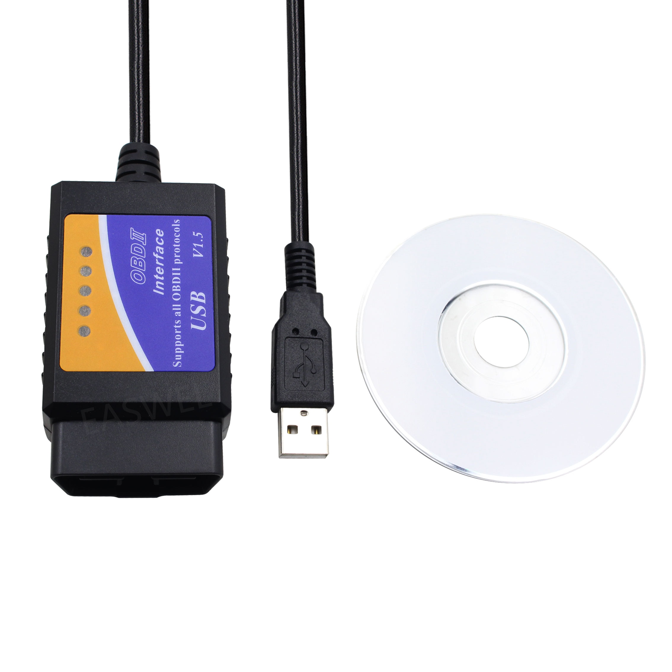 Elm 327 v1.5 usb interface obd 2 auto bil scanner adapter til hyundai getz 1.6m 2004 hyundai matrix 2004 hyundai santa  fe 2.4a