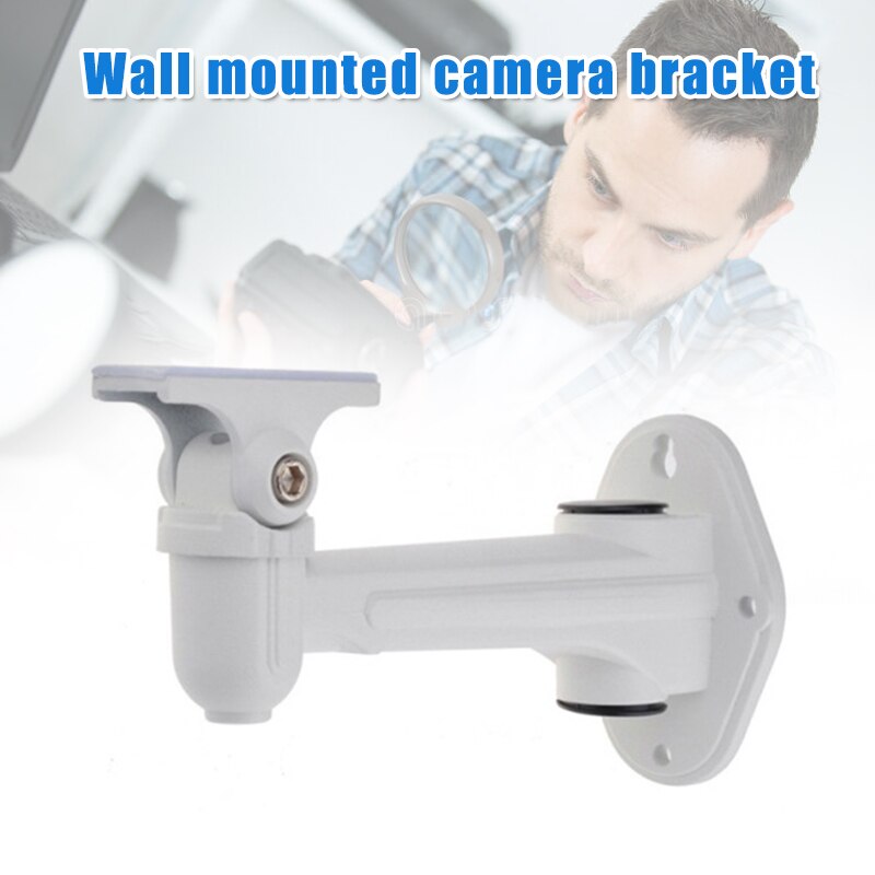 Metal Wall Mount Bracket for Camera Universal Wall Mounting Bracket Compatible for Cctv Camera QJY99: Default Title