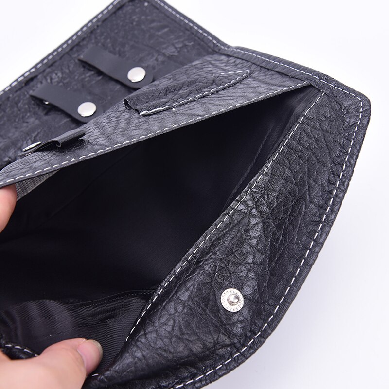 Zwart Salon Haar Schaar Zak Grote Opslagruimte Haar Kam Shear Pouch Holder Case