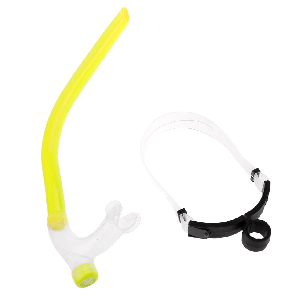 Adjustable Center Snorkel Set Breathing Tube for Swimming Underwater Boating