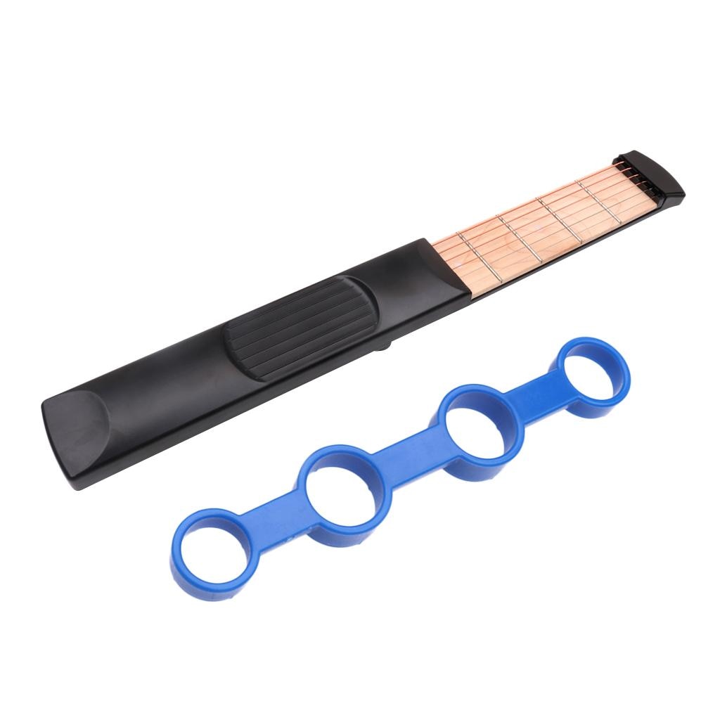 6 String Acoustic Guitar Practice Tool Gadget + Finger Stretcher Expansion Exerciser Tool Exercise Tool For Beginners