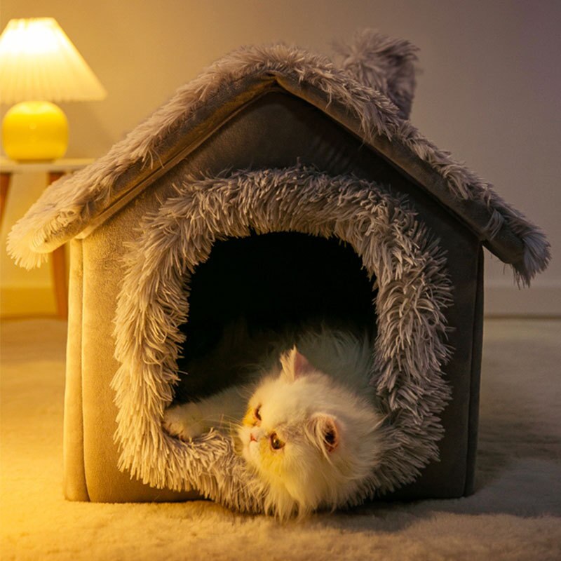 Abnehmbare Hund Haus Welpen Zwinger Haustier Luxus Villa Katze Zelt Nest Geschlossenen Teddy Chihuahua Höhle Kleine Hunde Korb Hund Liefert