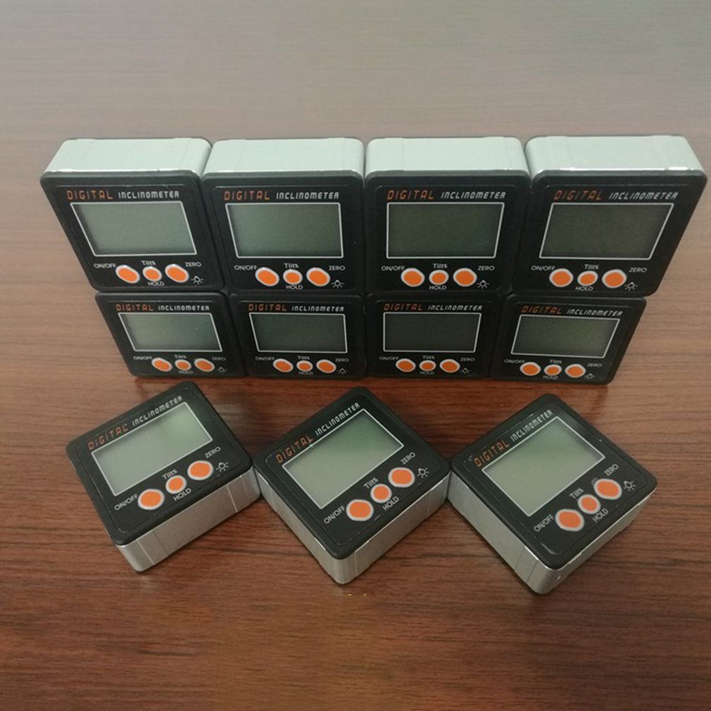 Magnetic Digital Inclinometer Level Box Angle Gauge Finder Protractor Base Measuring Instruments electronic inclinometer