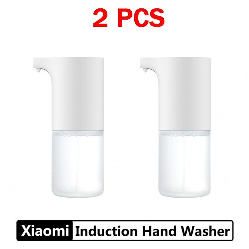 På lager original xiaomi mijia automatisk induktion skummende håndvask automatisk sæbe 0.25s infrarød sensor til smarte hjem: 2 stk
