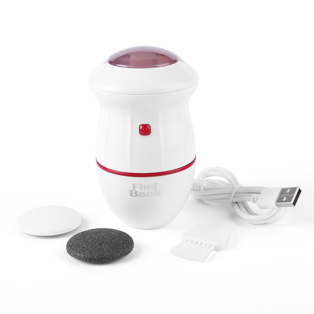Molinillo Eléctrico de pies al vacío, de piel muerta eliminador de callos, herramienta de pedicura recargable por USB, limas de pies, máquina de limpieza para el cuidado de los pies