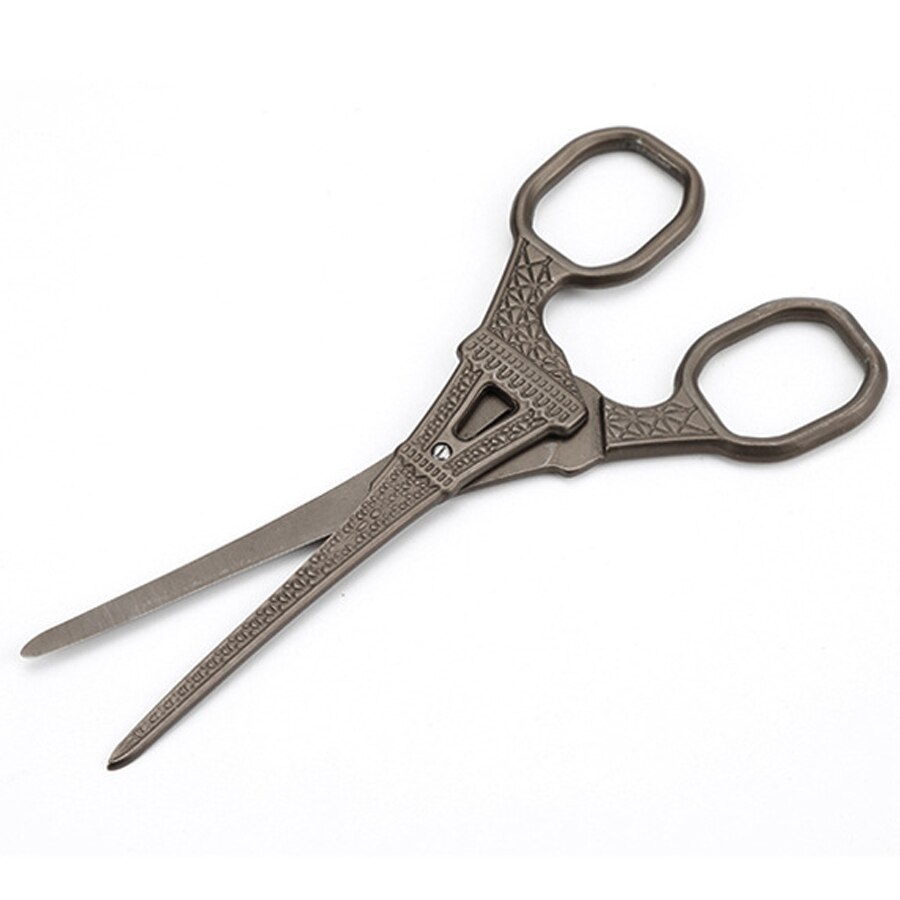Ciseaux en tissu Vintage en titane 14cm | Ciseaux à motif Notre-Dame De Paris, articles artisanaux, outils ménagers, 1 pièce