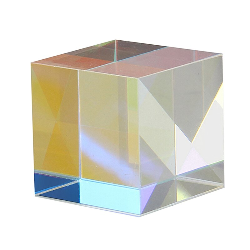 Vitrail Dichroic, Cube à Six faces de lumière vive, prisme diviseur de faisceau, Instrument d&#39;expérimentation optique optique 18mm