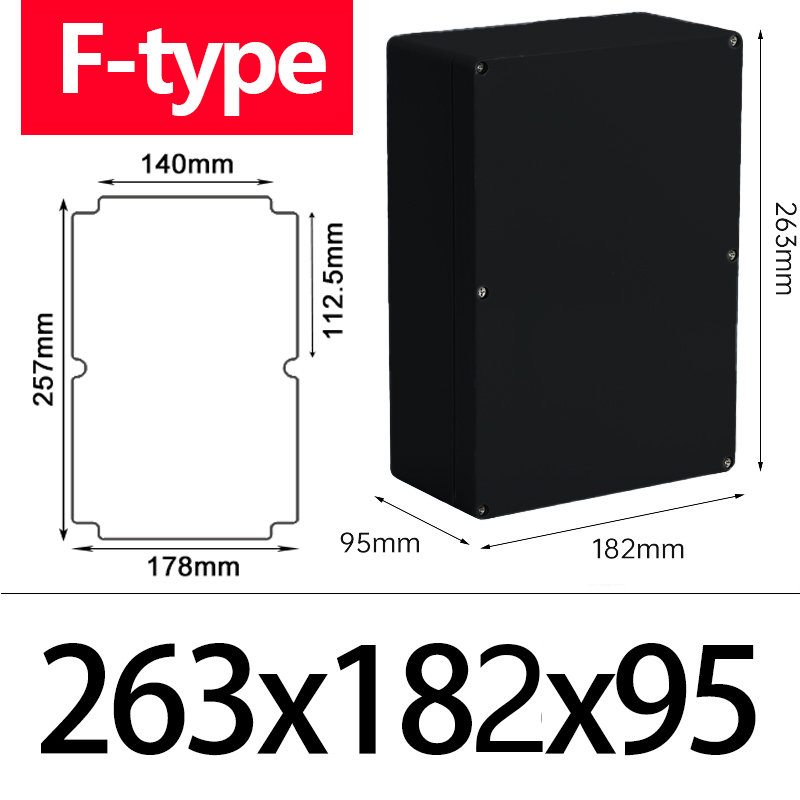 ABS Waterproof Box Housing Electronic Safe Case Plastic Boxes Black Wire Junction Box Plastic Organizer IP67 Waterproof Enclosur: green