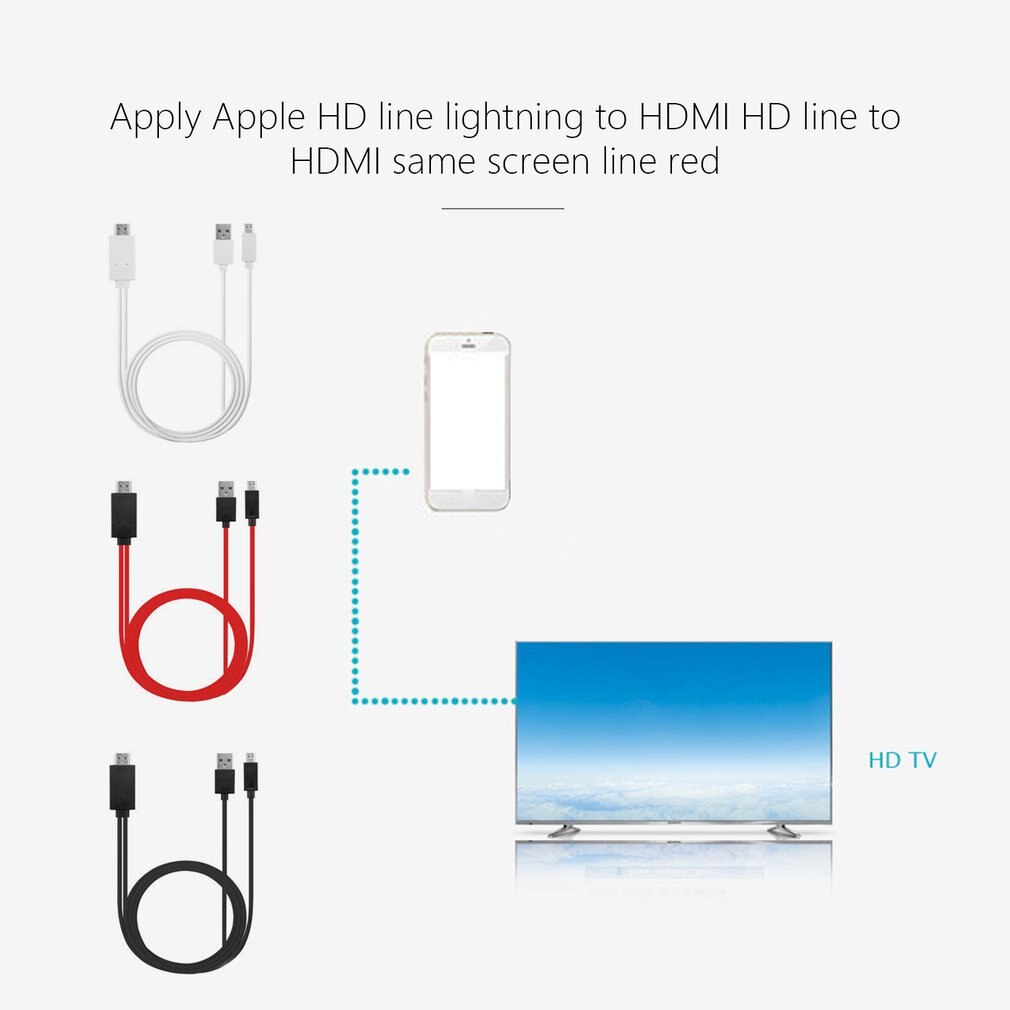 Android Mobile Phone To Hdmi Hd Cable For Samsung Galaxy Mobile Phone 11Pin To Hdmi Hd Cable Mobile Phone To Video Cable