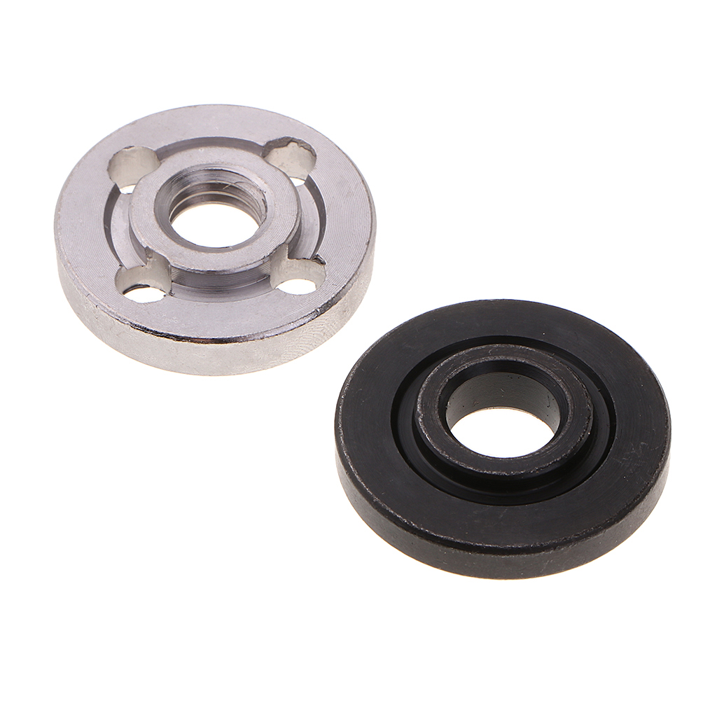 Angle Grinder Flange Kit 1 Pair Replacement Electrical Angle Grinder Fitting Part Lock Nut Inner Outer Set Power Tool