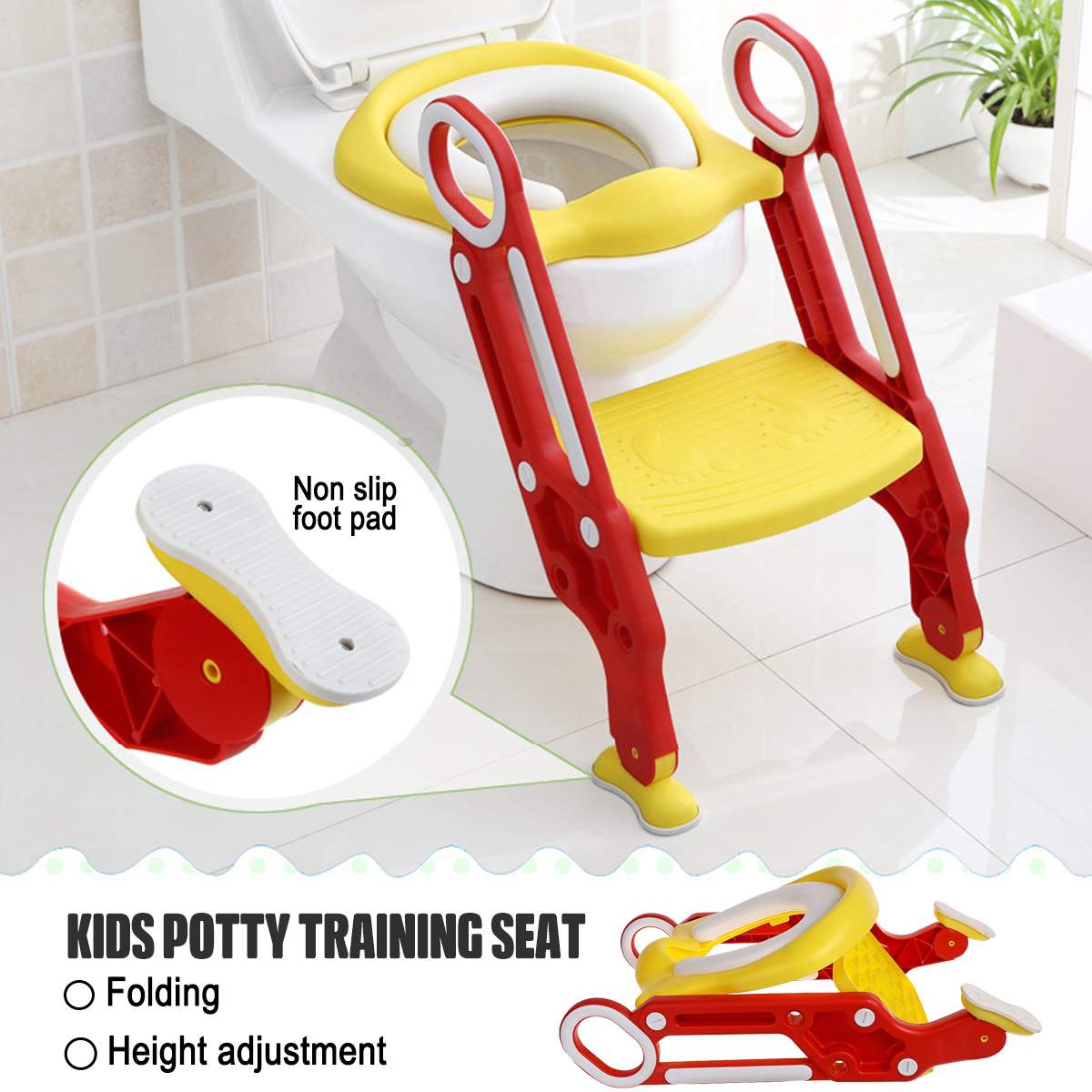Zindelijkheidstraining Potje Voor Kinderen Draagbaar Toilet Voor Camping & Binnen - Kampeertoilet, Kinderpotje Zindelijkheidstraining, Handig Voor Reizen Opvouwbaar Toilet Voor Ouderen En Zwangeren