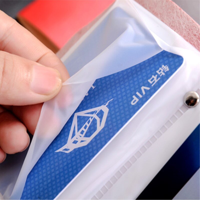 Waterproof Leather Function 24/12 Bits Card Case Business Card Holder Men Women Credit Passport Card Bag ID Passport Card Wallet