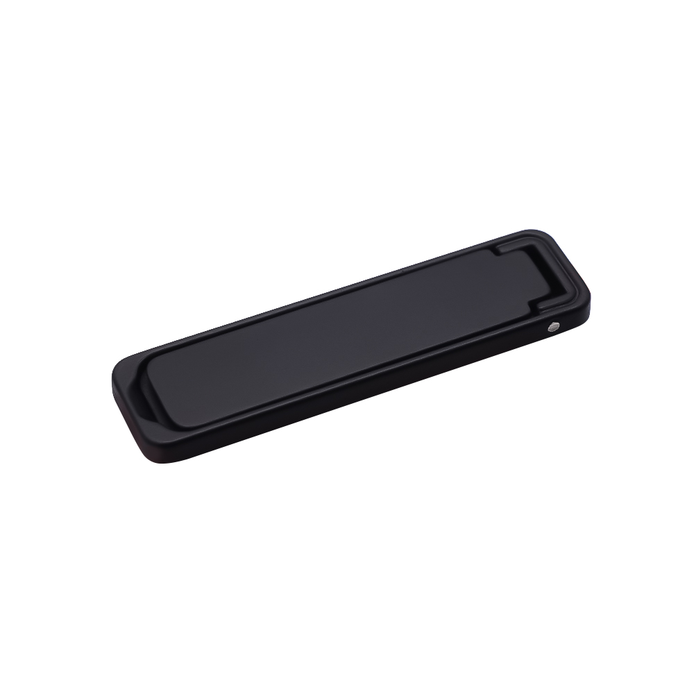 Mini składana metalowa podpórka pod telefon Uniwersalny pionowy poziomy uchwyt na telefon Regulowany uchwyt na biurko do iPhone'a Samsunga: Black