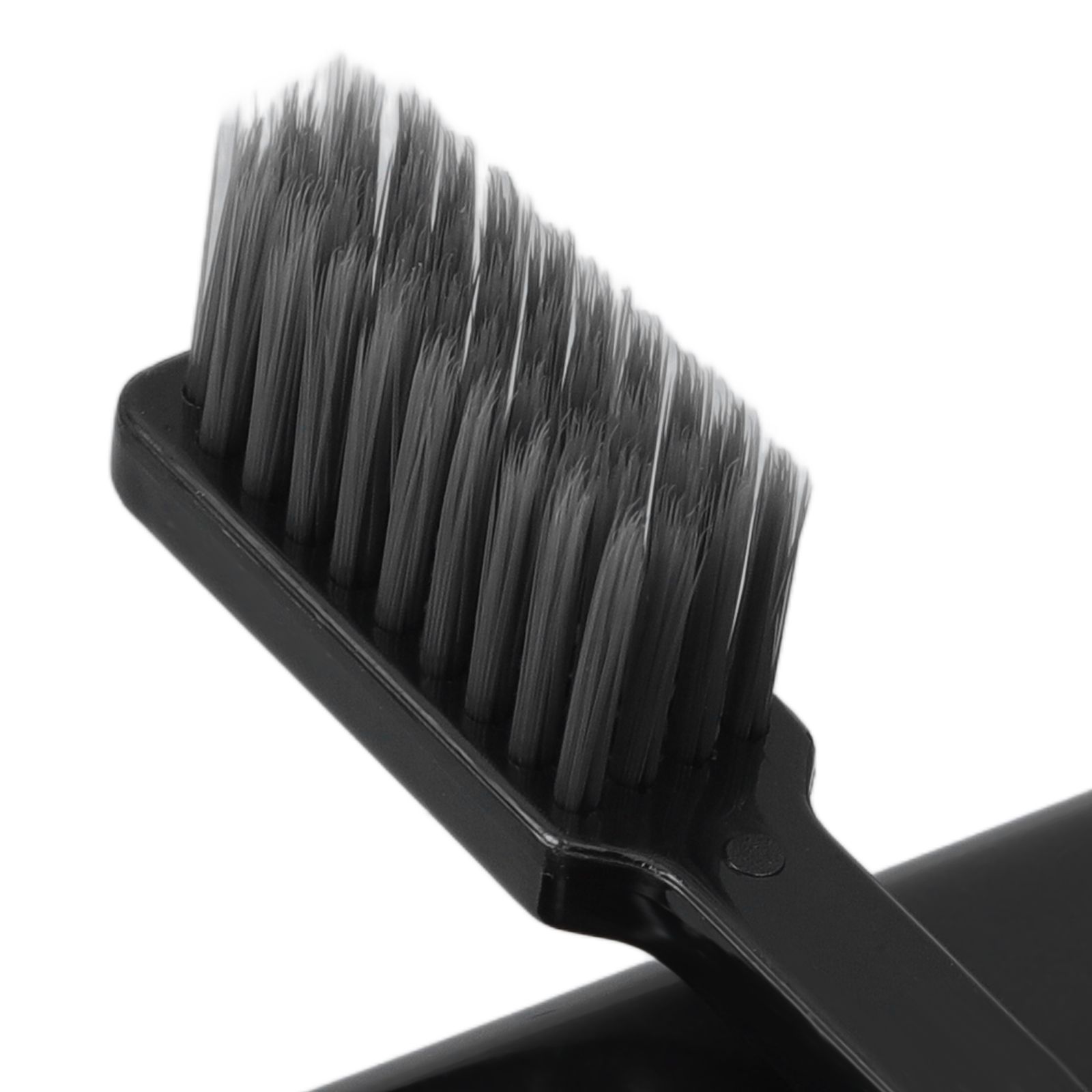 10-delige draagbare tandenborstel Zachte haren Opvouwbaar Stofdicht Reisvriendelijk Lichtgewicht grijze kleur tandenborstelset Campingzak