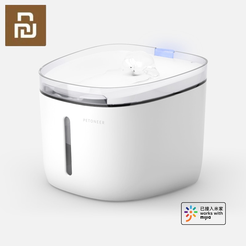 Xiaomi Petoneer Smart Pet Water Dispenser 1.9L Drinking Fountain 4-Filter Heating Sterilization For Cats Dog Work With Mijia APP