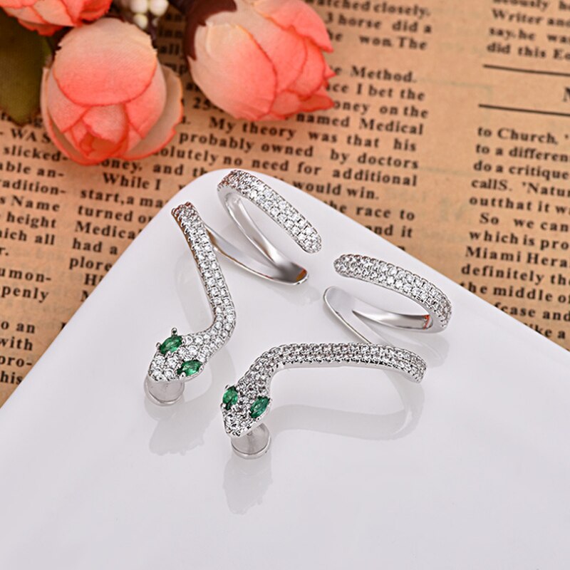 JIN &Ampere; JU Lässig Schlange Zucht Ohrringe Für Frauen Cерьги гвоздики Ohrring Trend Schmuck Cережки необычные Ohrringe