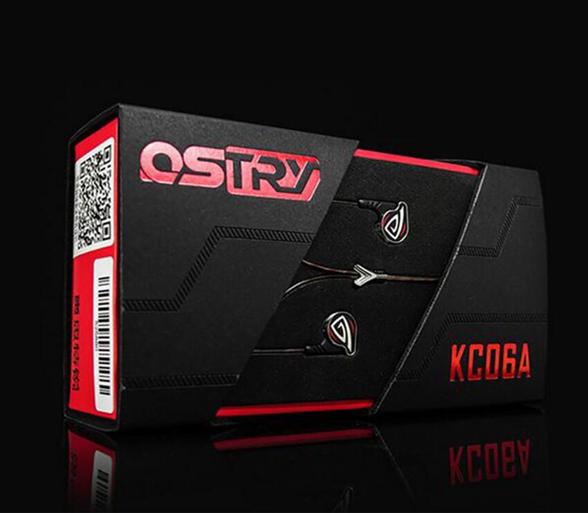 Boxed! Ostry KC06A KC06 High Fidelity Hifi Omnivorous Vacuum Coating In-Ear Stereo Music DJ In-Ear Earbuds Earphone