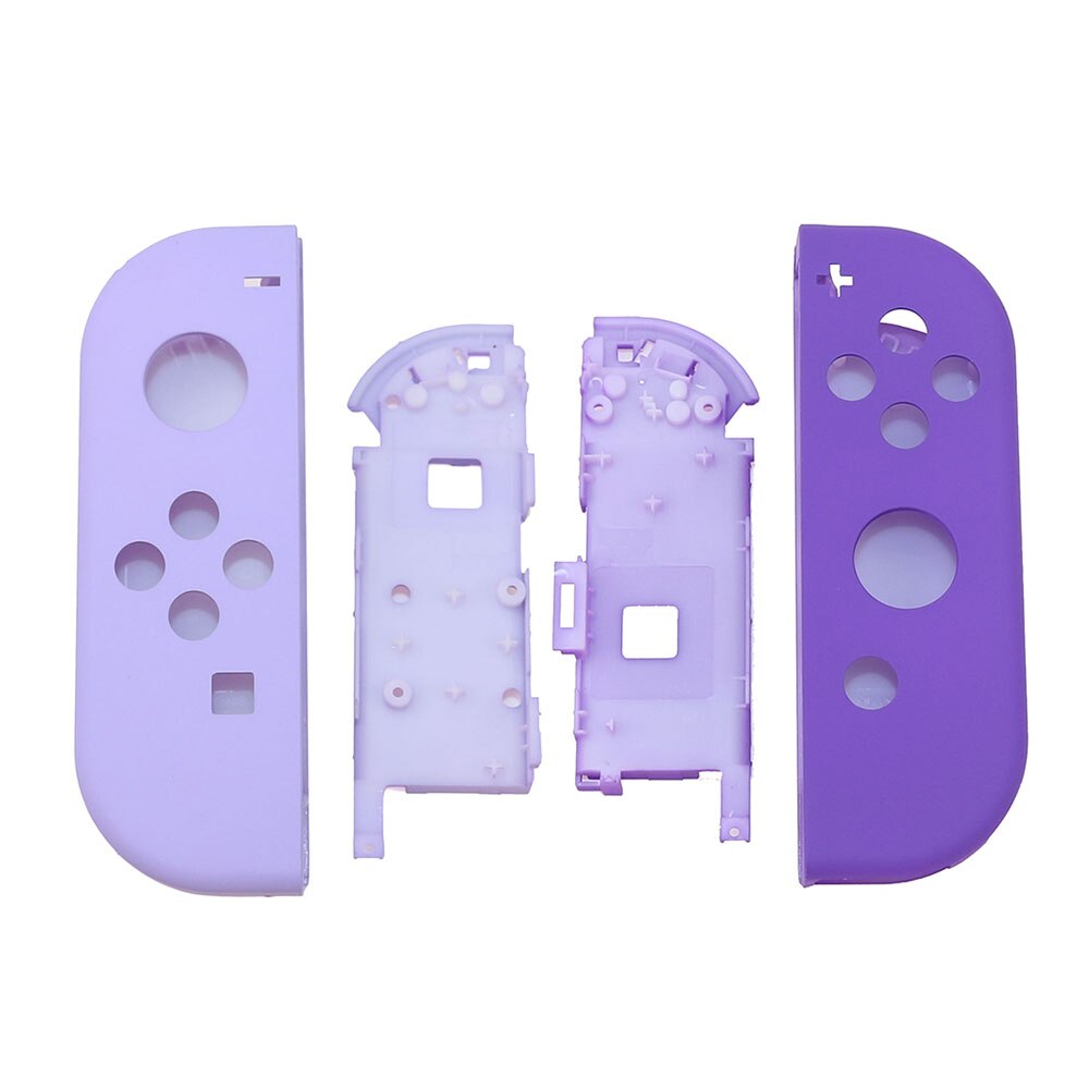 JCD para Nintendo Switch NS Joy Con carcasa de repuesto, cubierta de carcasa para NX para JoyCons, funda de controlador y tornillos de destornillador: BI