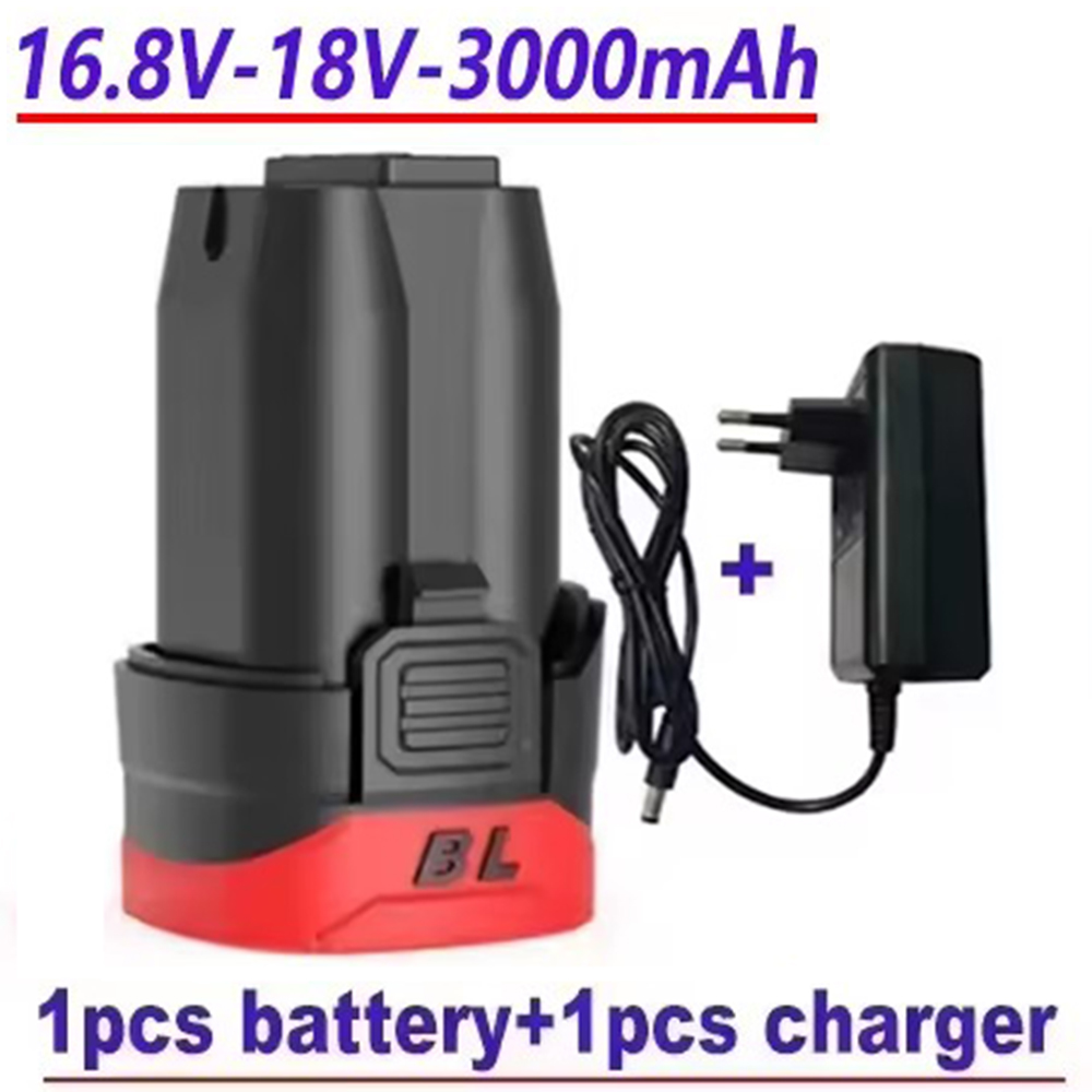 16.8V/18V 3000mAh 100% Lithium Battery For Dongke JAVN Rechargeable Brushless Small Steel Gun Starter Electrico Tool Battery: GRAY