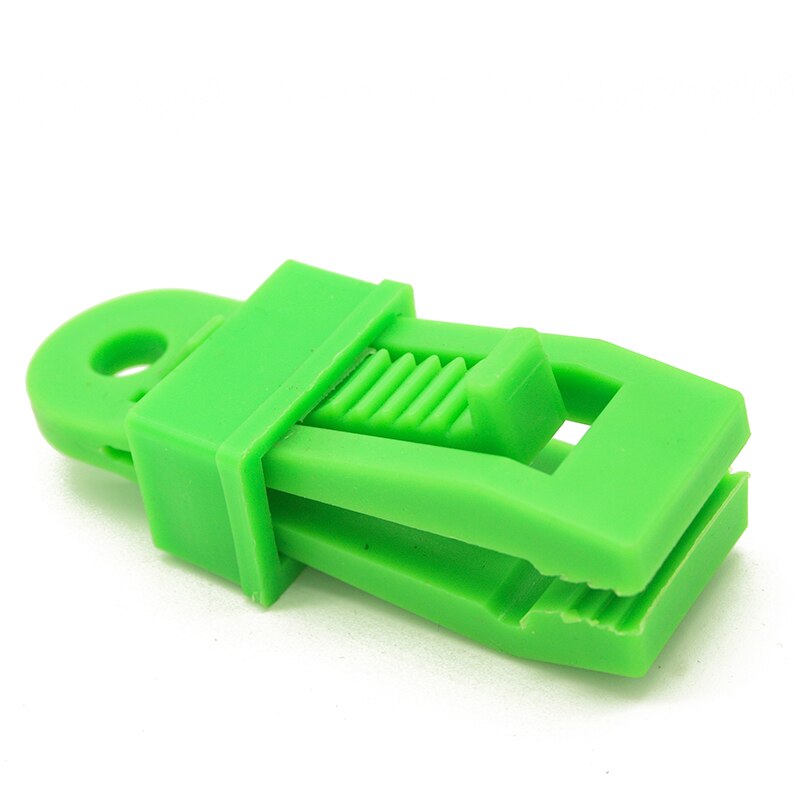 1PC Grote Tent Clip Camping Accessoires 6 Kleur 8.5CM Tent Clip Camping Equipment Tenten Ultralight Outdoor Wandelen Accessoires: ZPPJ0050B-green