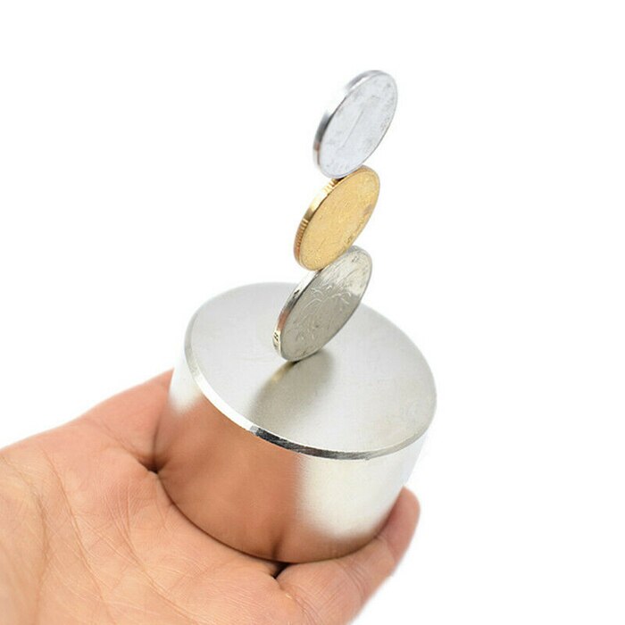Ronde Ronde Super Sterke Zeldzame Aarde Neodymium Magneet Krachtige Permanente Magnetische Ni-Cu-Ni Coating Voor Watermeter d60x30mm