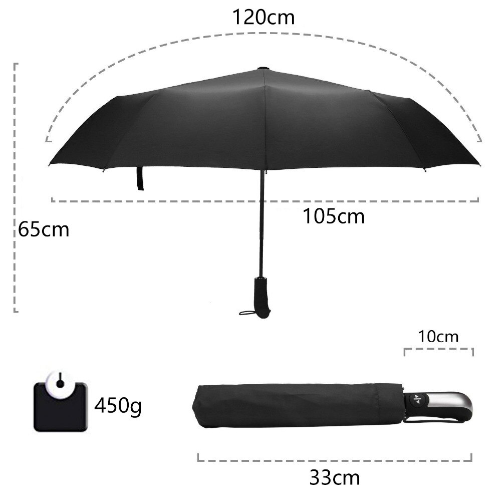 Xiaomi-paraguas plegable automático para mujer, sombrilla resistente a la lluvia y al viento, con recubrimiento negro, Unisex, 2022