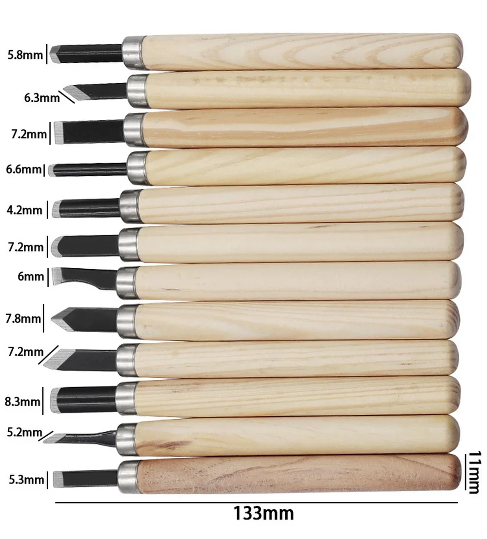 3-12 stücke Holz Carving Meißel Messer Hand Werkzeug Set Für Grundlegende Detaillierte Carving Holzarbeiter Gouges Holzbearbeitung Werkzeuge holzschnitt Bohren