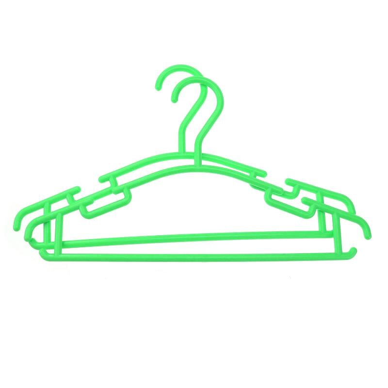 Cintres pour vêtements de bébé, 10 pièces, supports flexibles, exposition de vêtements en plastique pour enfants, cintres pour enfants, organisateur non marqué, maison: D 10pcs green