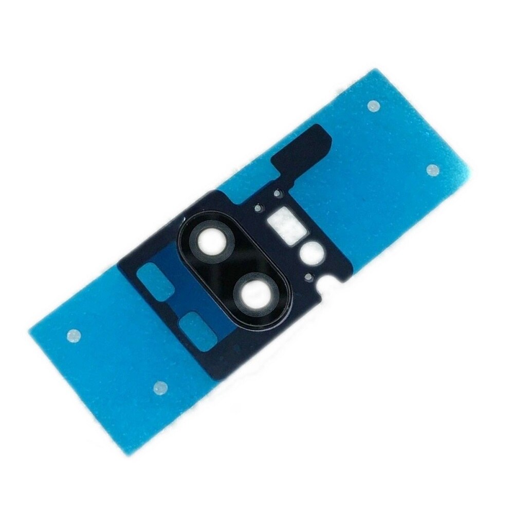 Capa de anel para lentes de câmera traseira com lente de vidro, para lg g7 thinq g710 prata/preto/azul/vermelho