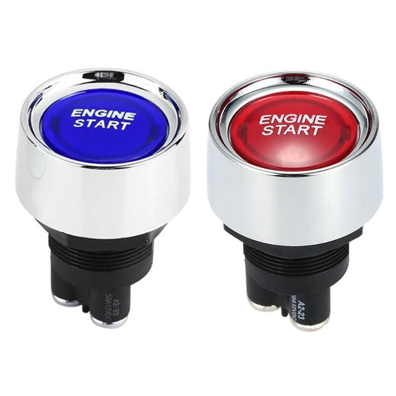 Durable Instantaneous Engine Start Button Switch for Easy Nighttime Visibility Looks Cool Suitable for Car Assembly