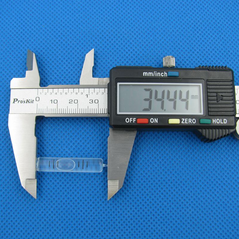 7*35 Mm '/2 Mm Waterpas Bubble Flesjes Kleine Waterpas Indienen Niveaus Accessoires Voor Meten instrument