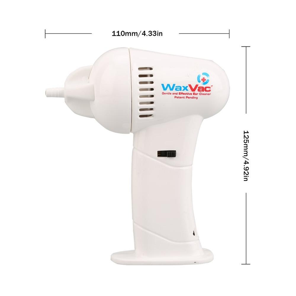 Portable Size Electric Ear Vacuum Cleaner Ear Wax Vac Removal Safety Body Health Care with Soft &amp; Safety Head Ear Care Tool