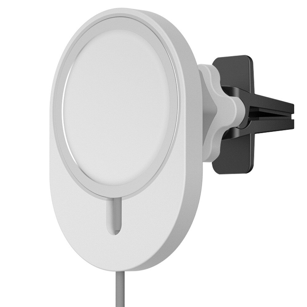 Magnetic Car Charger for Magsafe iPhone 12 Series - 15W Wireless Charging Mount - Vent & Dashboard Holder
