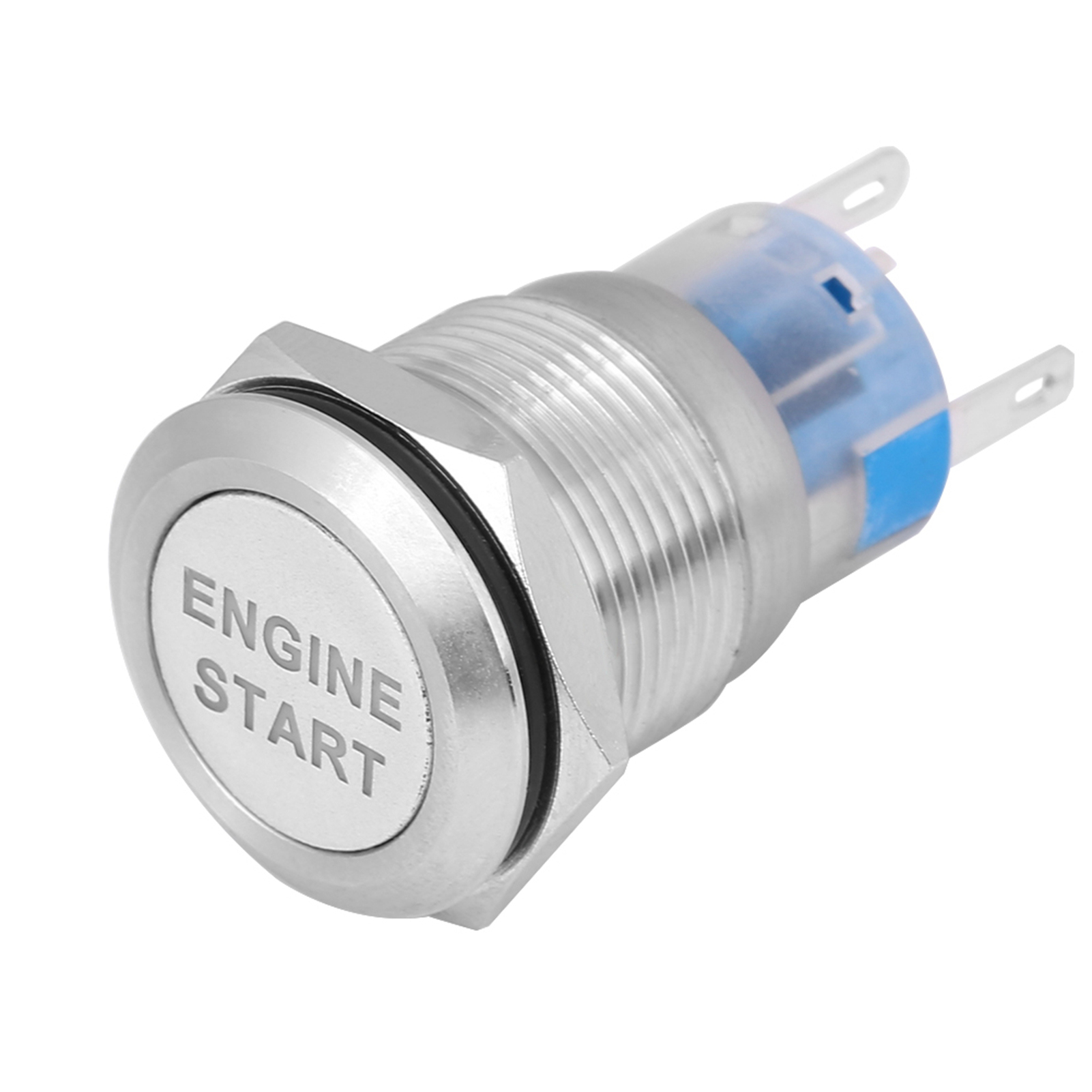 Car Engine Start Push Button Switch Ignition Starter Start Button Switch Replacement Enginee Start 12V Waterproof