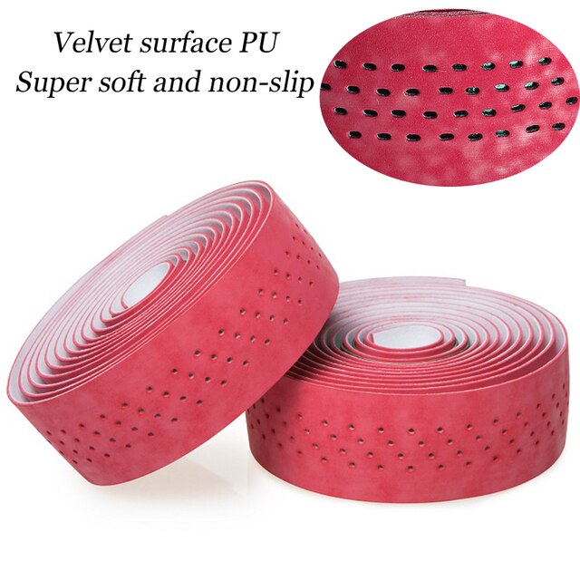 Fiets Stuurlint Racefiets Klauw Schokdemper Accessoires Barstape Bar Blokkeren Fietsstuur Tape Apparatuur: Red