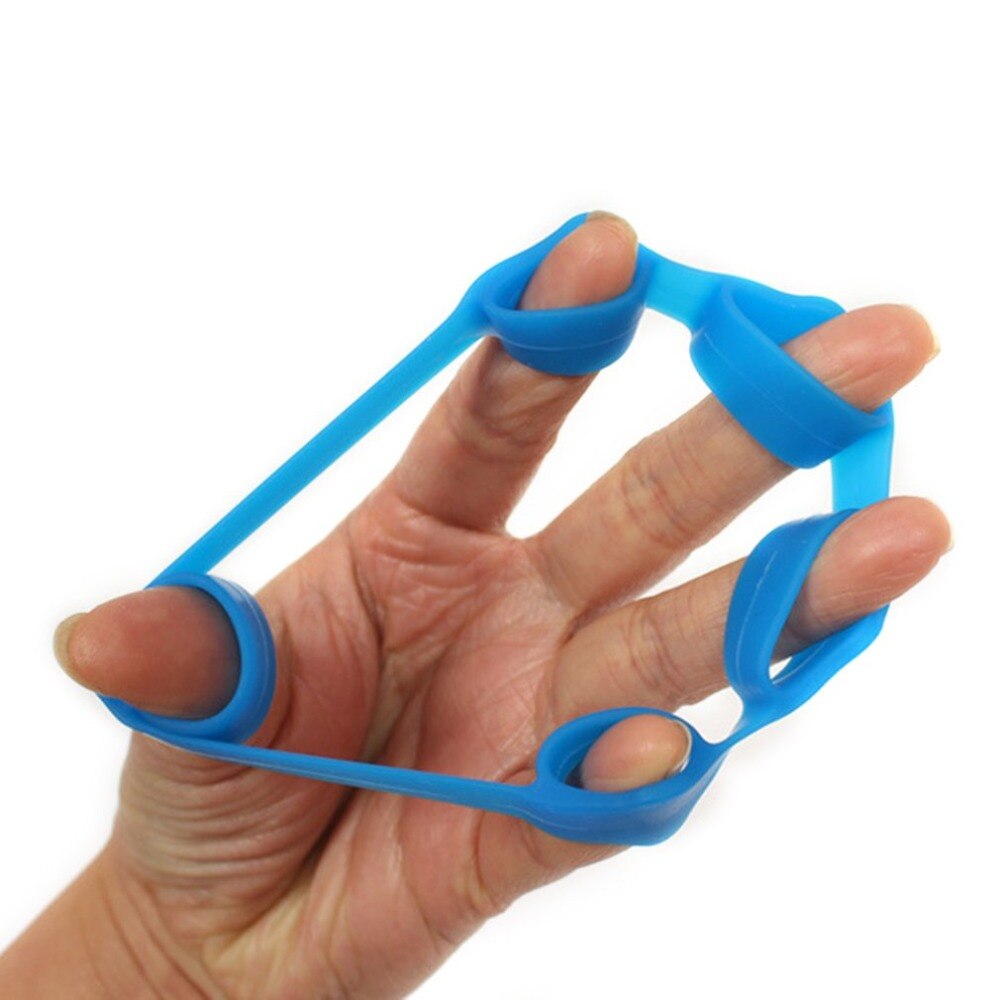 Bærbar Fitness hånd finger trener dra ringe bånd spenner over verktøy styrke trener trening finger rehabilitering trener