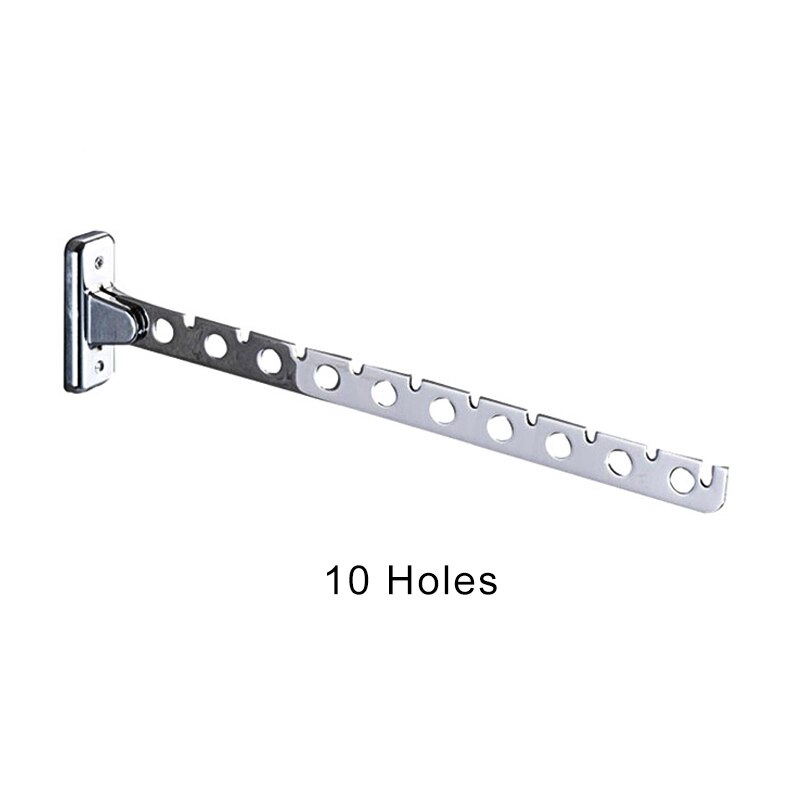 6/8/10 Holes Closet Bar Clothes Hanger Hook Multifunction Space Saving Organizer Bathroom Room Shelf Organizer Bars-30: 10 holes