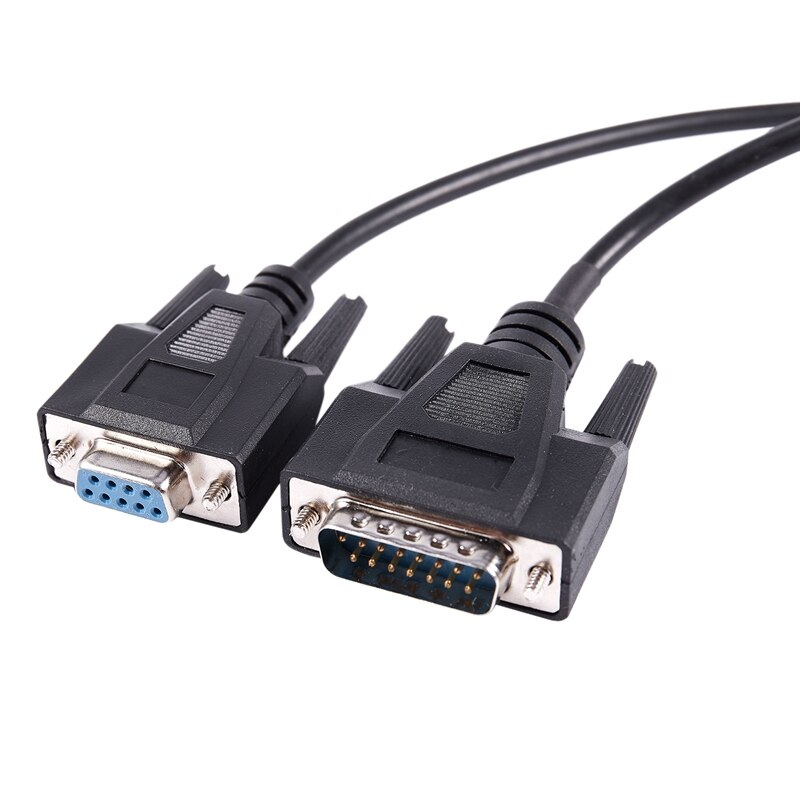 2.4M IC690ACC901 RS232/RS422 Adapter PLC Programming Cable for GE 90-30 Black